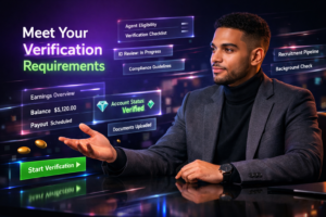 Featured image for a guide explaining chamet agent requirements, eligibility rules, verification steps, and compliance checks for recruiters on chamet agency.