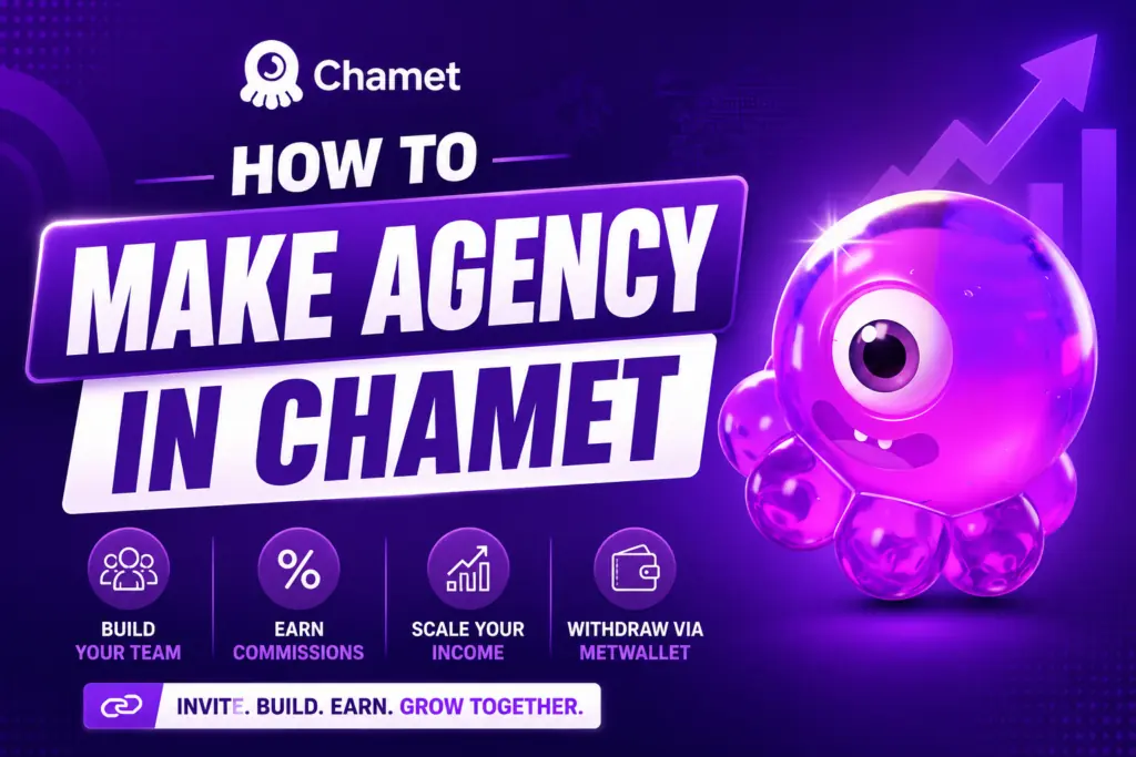 Chamet agency registration and team management overview